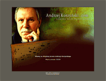 Tablet Screenshot of korzynski.soundtracks.pl